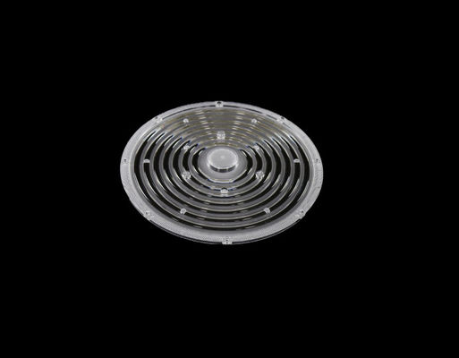 Φ265mm हाई बे यूएफओ एलईडी ऑप्टिकल लेंस 120 डिग्री हाई पावर इंडस्ट्रियल एरिया लाइटिंग के लिए
